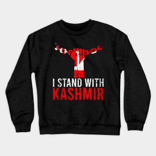 I Stand With Kashmir Pray For Kashmir - India Free Kashmir Crewneck Sweatshirt